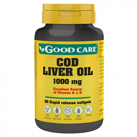 Cod Liver Oil 1000mg 60softgels